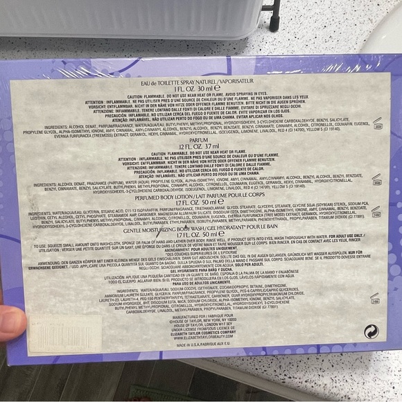 NWOT Elizabeth Taylor perfume & lotion set - Picture 4 of 4